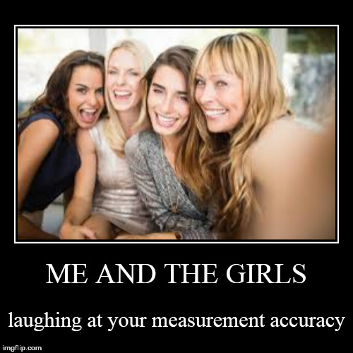 Me And The Girls Size You Up | image tagged in funny,demotivationals,romance,dating,ego,female logic | made w/ Imgflip demotivational maker