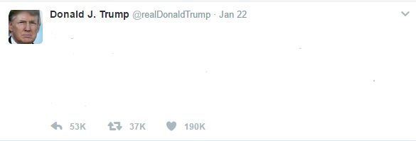 trump tweet good Blank Meme Template