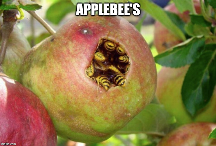 Applebee's | APPLEBEE'S | image tagged in pun | made w/ Imgflip meme maker