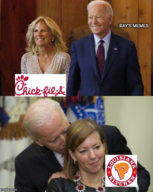 Popeyes vs Chick-fil-A | RAY'S MEMES | image tagged in popeyes vs chick-fil-a | made w/ Imgflip meme maker