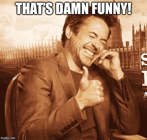 laughing | THAT’S DAMN FUNNY! | image tagged in laughing | made w/ Imgflip meme maker