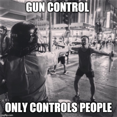 Gun control | GUN CONTROL; ONLY CONTROLS PEOPLE | image tagged in gun control | made w/ Imgflip meme maker