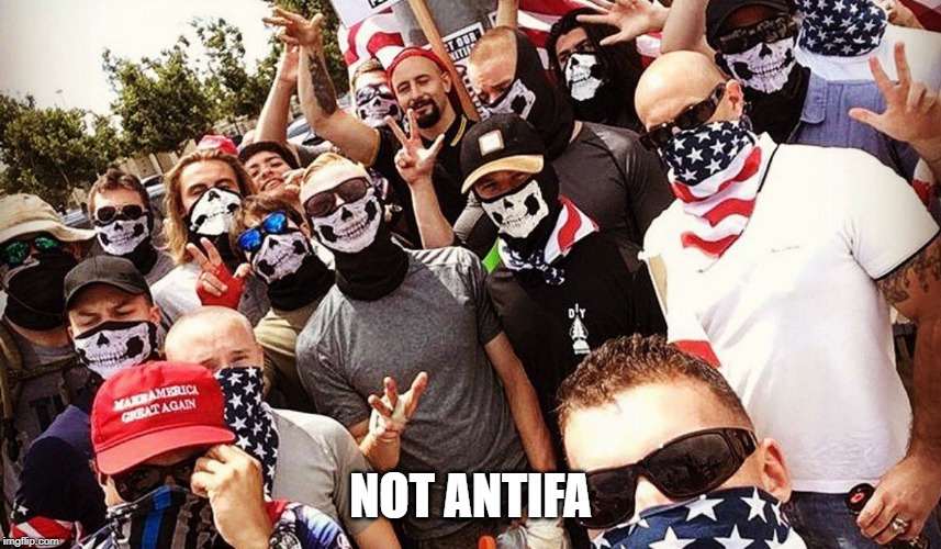 NOT ANTIFA | made w/ Imgflip meme maker