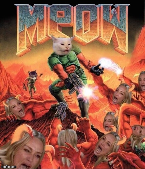 Doom But its smudge the cat | image tagged in cats,doom,memes | made w/ Imgflip meme maker