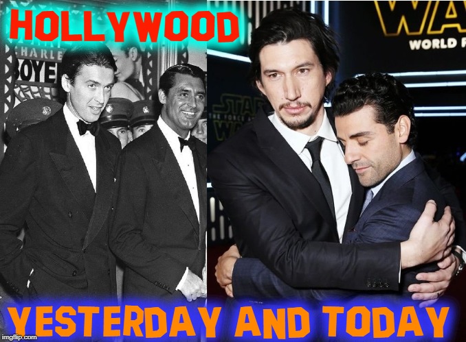 Black & White Versus Color in Conveying Restraint & Emotion | HOLLYWOOD; YESTERDAY AND TODAY | image tagged in vince vance,jimmy stewart,cary grant,hollywood,movies,motion pictures | made w/ Imgflip meme maker