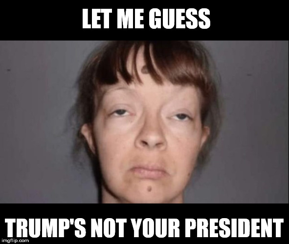 Standard american democrat | LET ME GUESS; TRUMP'S NOT YOUR PRESIDENT | image tagged in standard american democrat | made w/ Imgflip meme maker