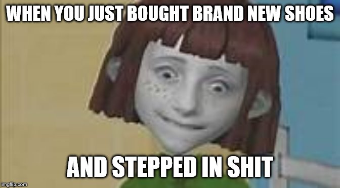 Brand New Shoes Wasted | WHEN YOU JUST BOUGHT BRAND NEW SHOES; AND STEPPED IN SHIT | image tagged in shit,shoes | made w/ Imgflip meme maker