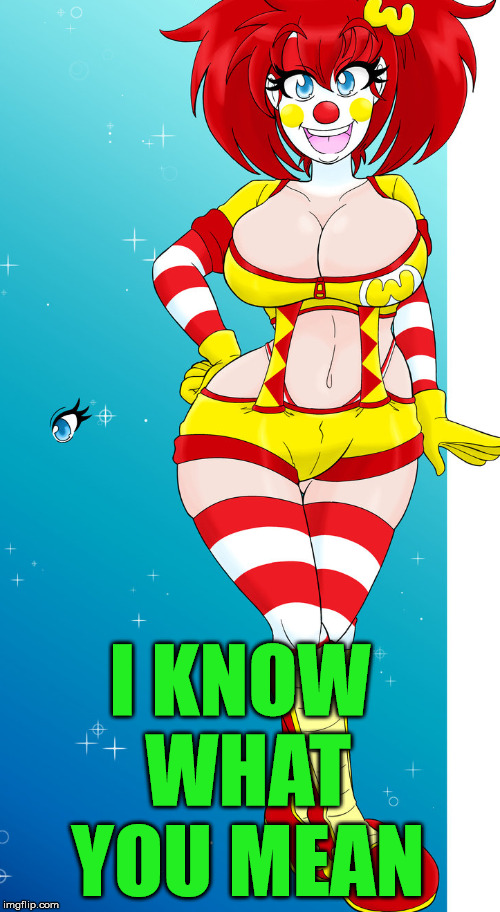 sexy clown Blank Meme Template
