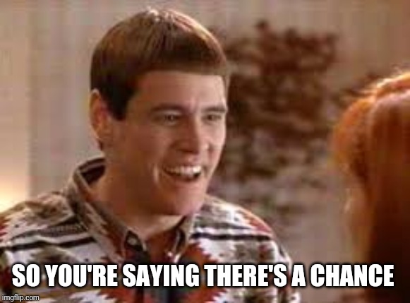 Cubs so youre saying theres a chance | SO YOU'RE SAYING THERE'S A CHANCE | image tagged in cubs so youre saying theres a chance | made w/ Imgflip meme maker