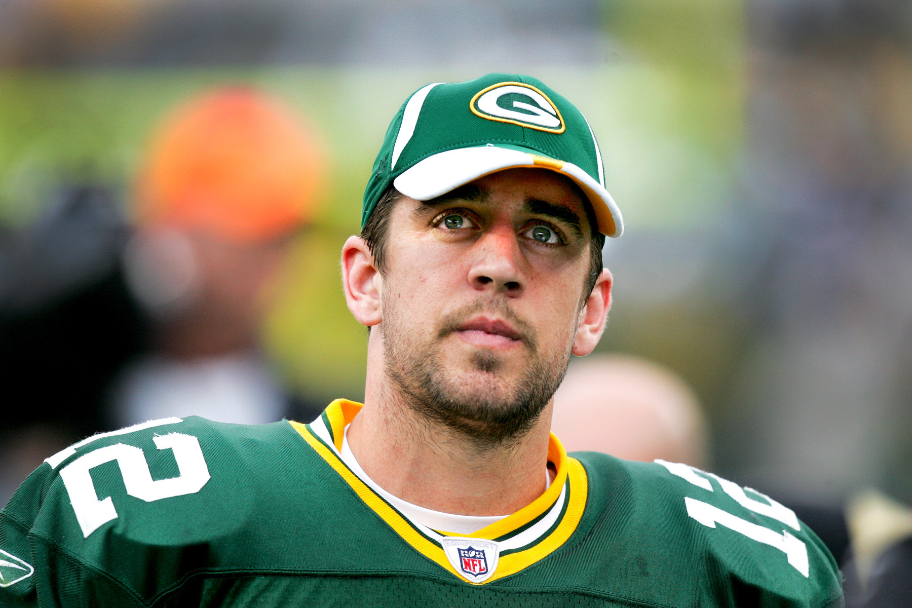 High Quality Aaron Rodgers Pondering Blank Meme Template