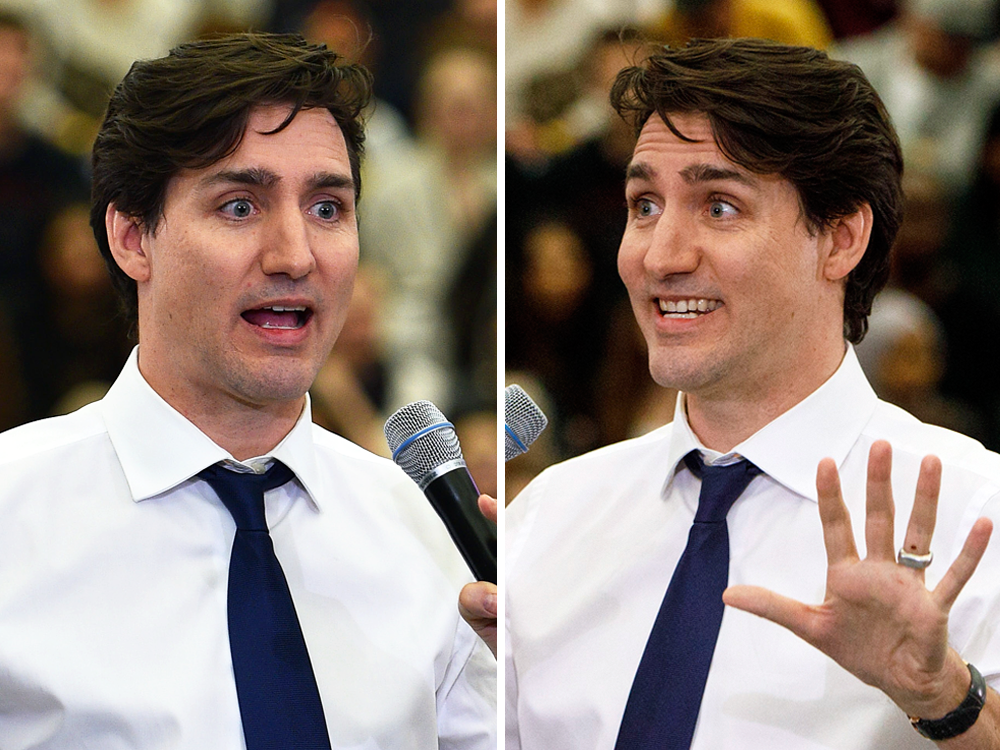 High Quality Trudeau.Wait.Everything.Is.Ok Blank Meme Template
