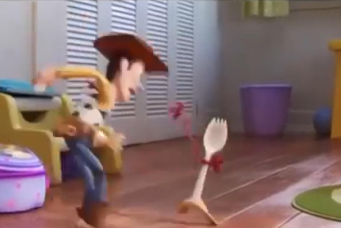 Toy Story 4 Forky Trash Blank Meme Template