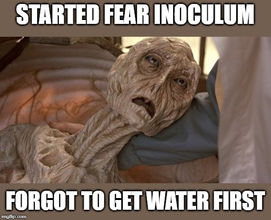 STARTED FEAR INOCULUM; FORGOT TO GET WATER FIRST | image tagged in tool,fear inoculum | made w/ Imgflip meme maker