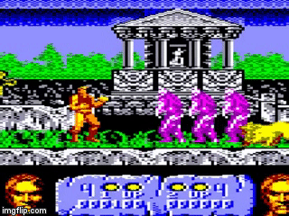 Altered Beast AmstradCPC | image tagged in gifs,video games,gaming,retrogaming | made w/ Imgflip video-to-gif maker