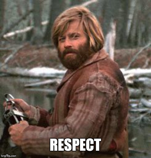 Redford nod of approval | RESPECT | image tagged in redford nod of approval | made w/ Imgflip meme maker