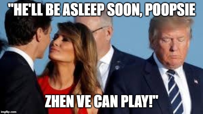 "HE'LL BE ASLEEP SOON, POOPSIE; ZHEN VE CAN PLAY!" | image tagged in fun | made w/ Imgflip meme maker