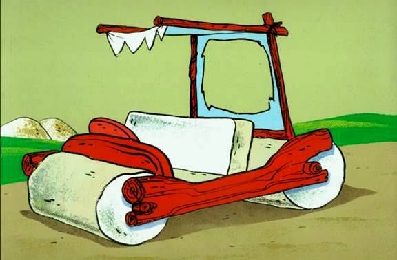 flintstones car Blank Meme Template