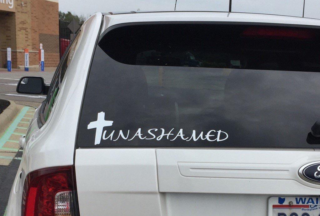 Christian car decal Blank Meme Template