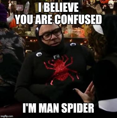 I BELIEVE YOU ARE CONFUSED I'M MAN SPIDER | made w/ Imgflip meme maker