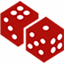 2 Dice | image tagged in gifs,dice | made w/ Imgflip images-to-gif maker