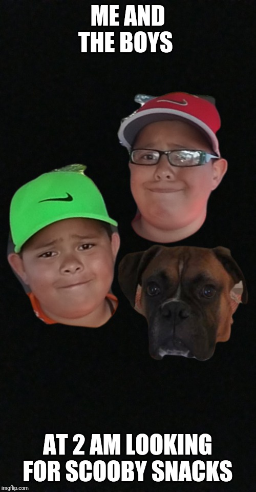 ME AND THE BOYS; AT 2 AM LOOKING FOR SCOOBY SNACKS | image tagged in funny memes | made w/ Imgflip meme maker