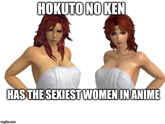 sexy fist of the north star Lynn / Rin and Mamiya | HOKUTO NO KEN; HAS THE SEXIEST WOMEN IN ANIME | image tagged in fist of the north star,sexy,anime | made w/ Imgflip meme maker