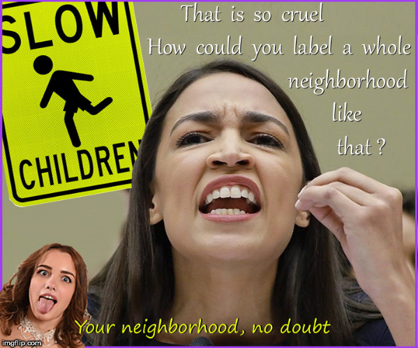 Stupidity be mine | image tagged in stupid people,alexandria ocasio-cortez,slow children,funny memes,hilarious,signs | made w/ Imgflip meme maker
