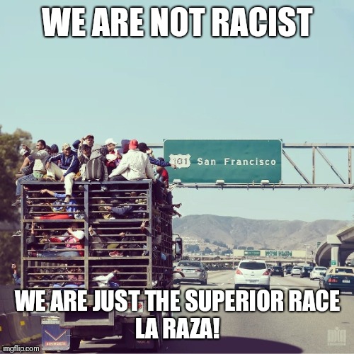 VIVA LA RAZA | WE ARE NOT RACIST WE ARE JUST THE SUPERIOR RACE
LA RAZA! | image tagged in viva la raza | made w/ Imgflip meme maker