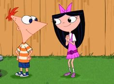 Phineas and Ferb crush Blank Meme Template