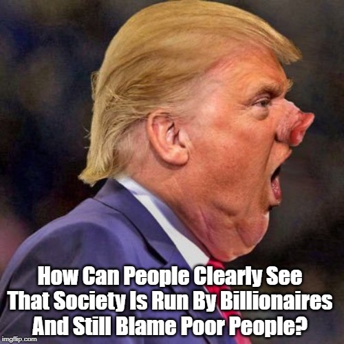 How Can People Clearly See 
That Society Is Run By Billionaires 
And Still Blame Poor People? | made w/ Imgflip meme maker