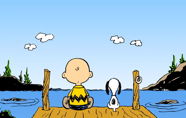 Charlie Brown and Snoopy Blank Meme Template