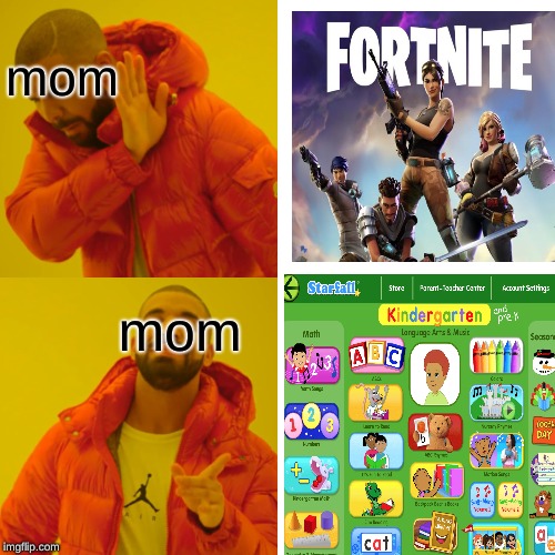 Drake Hotline Bling Meme | mom; mom | image tagged in memes,drake hotline bling | made w/ Imgflip meme maker