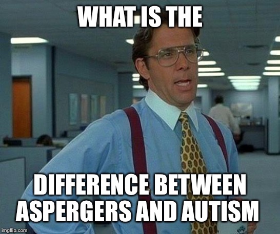 That Would Be Great Meme |  WHAT IS THE; DIFFERENCE BETWEEN ASPERGERS AND AUTISM | image tagged in memes,that would be great | made w/ Imgflip meme maker