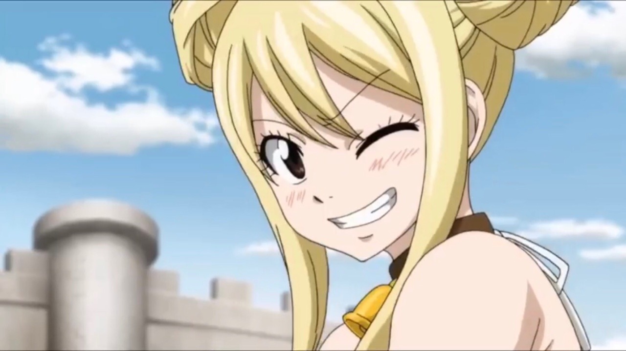 High Quality wink lucy Blank Meme Template