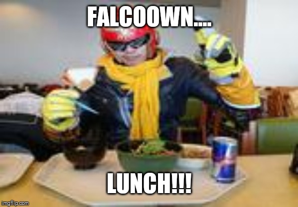 FALCOOWN.... LUNCH!!! | made w/ Imgflip meme maker