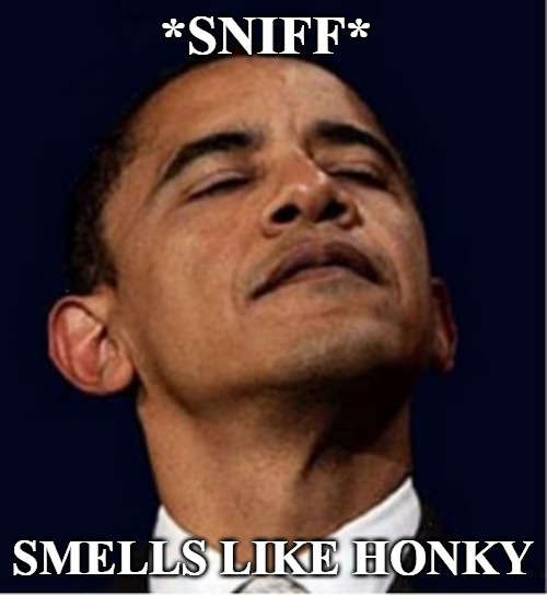 Barack Obama proud face | *SNIFF* SMELLS LIKE HONKY | image tagged in barack obama proud face | made w/ Imgflip meme maker