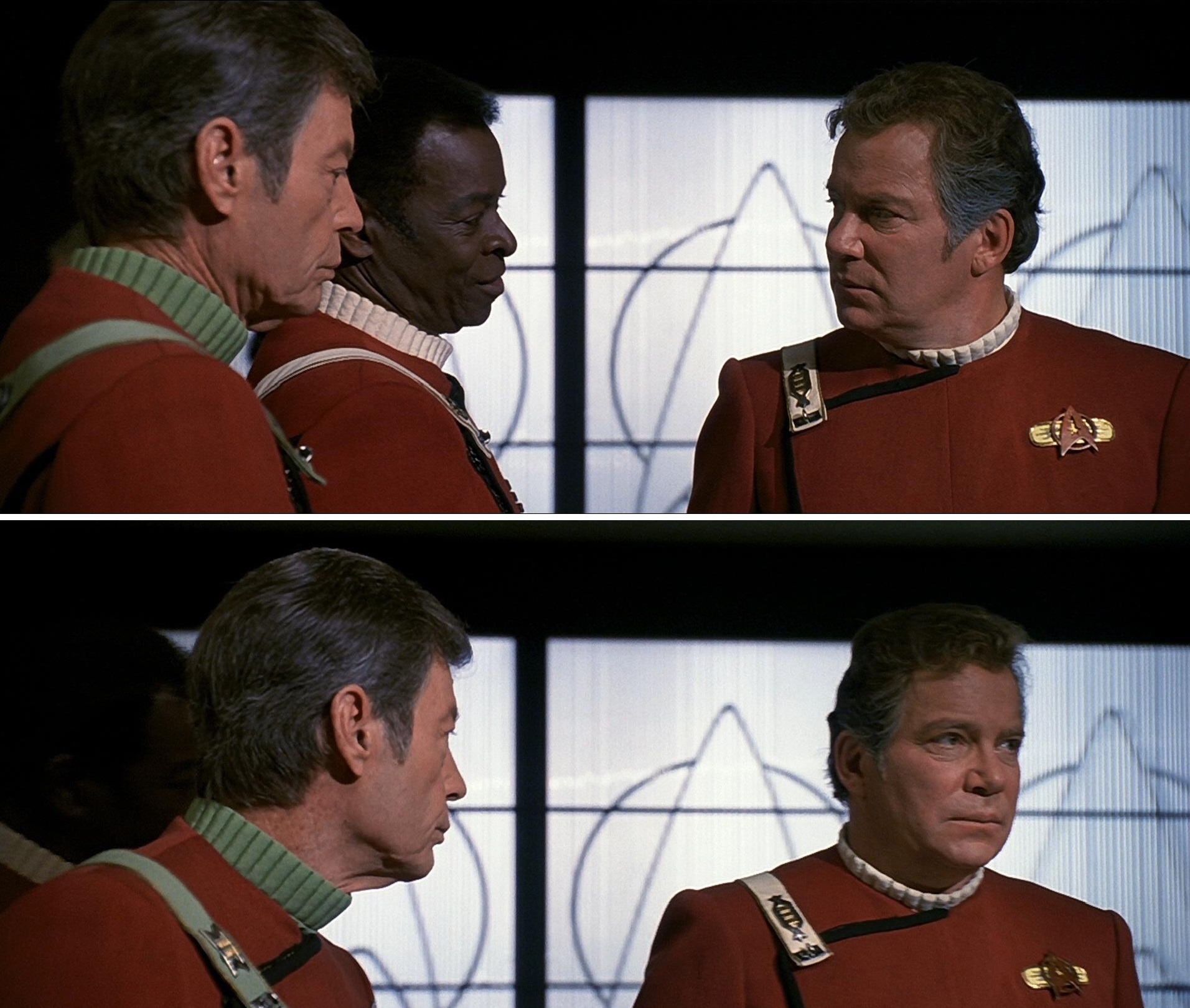 Kirk McCoy Cartwright Trek VI Blank Meme Template