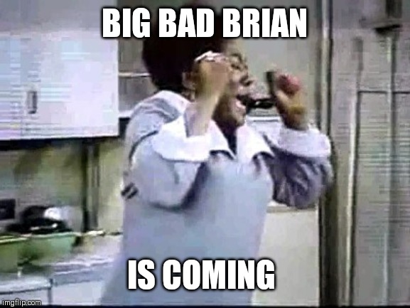 Florida Evans Damn | BIG BAD BRIAN; IS COMING | image tagged in florida evans damn | made w/ Imgflip meme maker