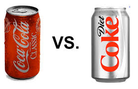 Coke vs. Diet coke Blank Meme Template