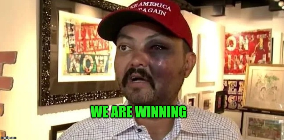 Redbarron1 | WE ARE WINNING | image tagged in redbarron1 | made w/ Imgflip meme maker