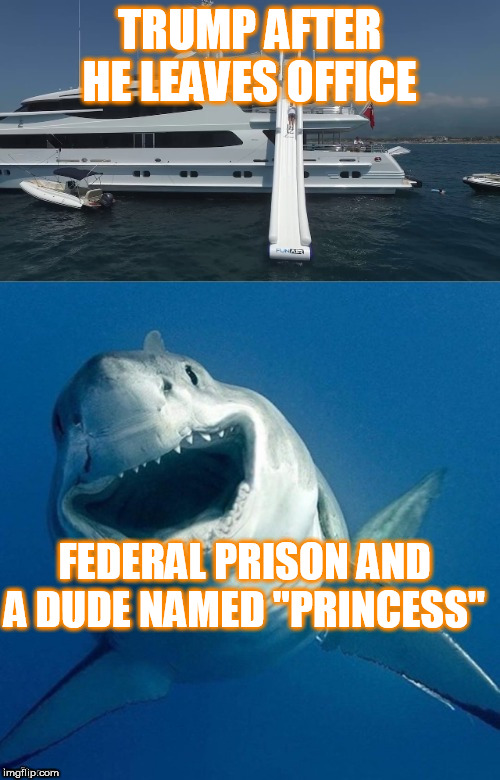 TRUMP AFTER HE LEAVES OFFICE; FEDERAL PRISON AND A DUDE NAMED "PRINCESS" | made w/ Imgflip meme maker