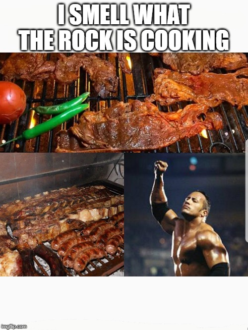Smell what the rock is cooking  | I SMELL WHAT THE ROCK IS COOKING | image tagged in smell what the rock is cooking | made w/ Imgflip meme maker