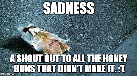 SADNESS A SHOUT OUT TO ALL THE HONEY BUNS THAT DIDN'T MAKE IT. :'( | made w/ Imgflip meme maker