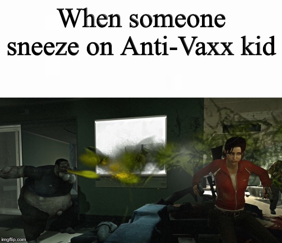 When someone sneeze on Anti-Vaxx kid | image tagged in boomer,vomit,anti-vaxx | made w/ Imgflip meme maker