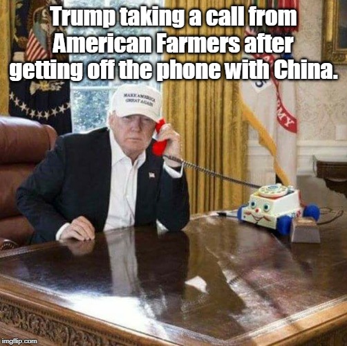 Trump working - Imgflip