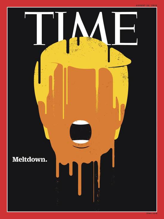 Trump Meltdown TIME cover Blank Meme Template
