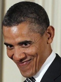 High Quality Obama kinky face Blank Meme Template