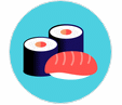 Sushi! | image tagged in gifs,food | made w/ Imgflip images-to-gif maker