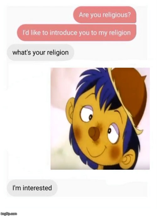 Watch Mokku of The Oak Tree | image tagged in what's your religion,pinocchio | made w/ Imgflip meme maker