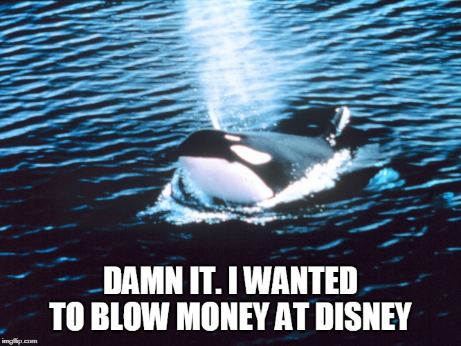 DAMN IT. I WANTED TO BLOW MONEY AT DISNEY | made w/ Imgflip meme maker